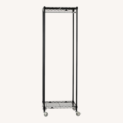 Used InterMetro Small Clothes Rack (Silver) for sale on AptDeco