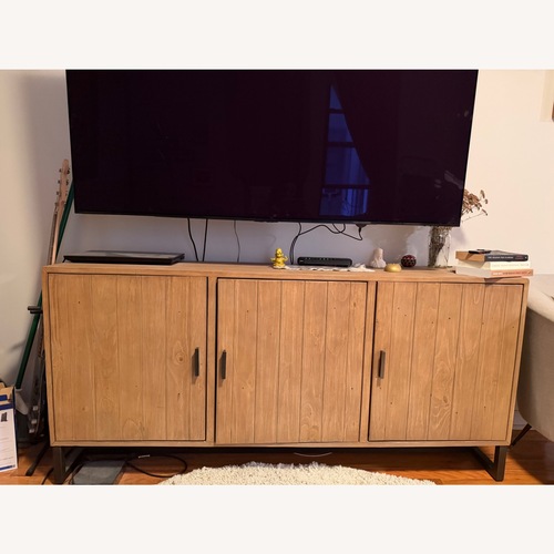 Used Joss & Main Lopez Pine Sideboard for sale on AptDeco