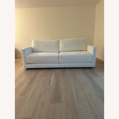 Used Crate & Barrel Gather White Fabric 3+ Seater Sofa for sale on AptDeco