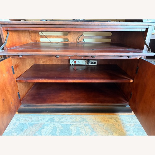 Used Pottery Barn Andover Entertainment Center for sale on AptDeco