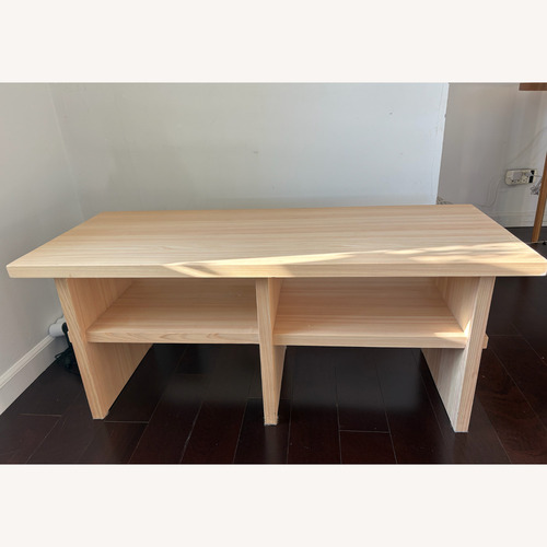 Used The Citizenry Hinoki Wood Bench for sale on AptDeco