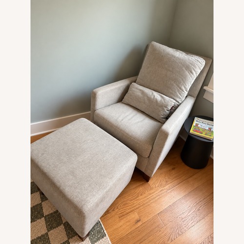 Used Monte Design Como Nursing Chair & Ottoman Set for sale on AptDeco