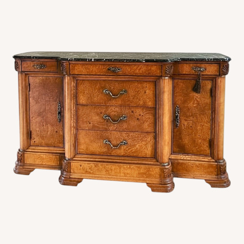 Used American Drew Light Brown Wood Sideboard for sale on AptDeco
