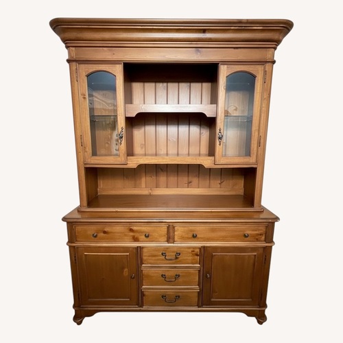 Used Domain Furniture Dining Hutch with Server for sale on AptDeco