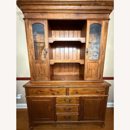Used Domain Furniture Dining Hutch with Server for sale on AptDeco