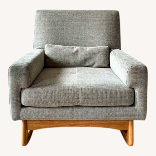 Used Light Gray Fabric Accent Chair for sale on AptDeco