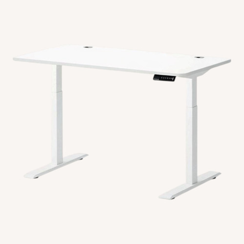 Used Autonomous Smart Standing Desk White Wood Desk  for sale on AptDeco