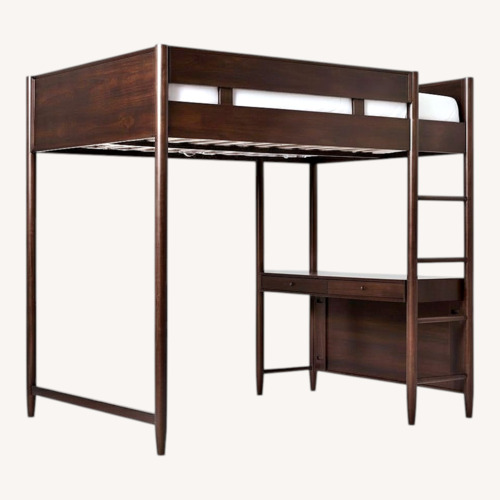 Used West Elm Mid-Century Loft bed  for sale on AptDeco