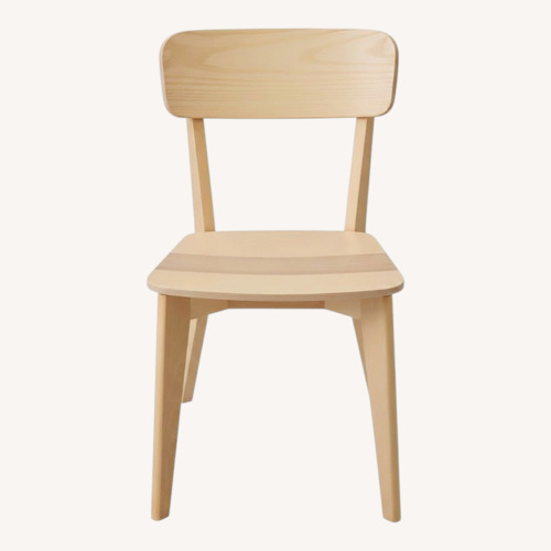 Used IKEA LISABO Natural Wood Dining Chair for sale on AptDeco