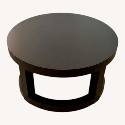 Used Room & Board Dark Brown Wood Coffee Table for sale on AptDeco