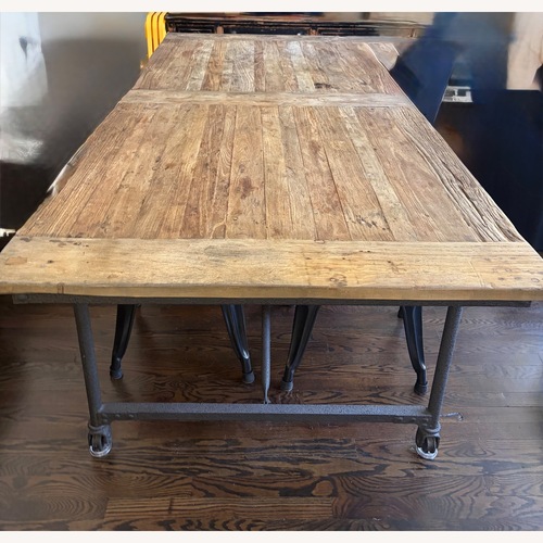 Used Restoration Hardware Flatiron Rectangular Dining Table for sale on AptDeco