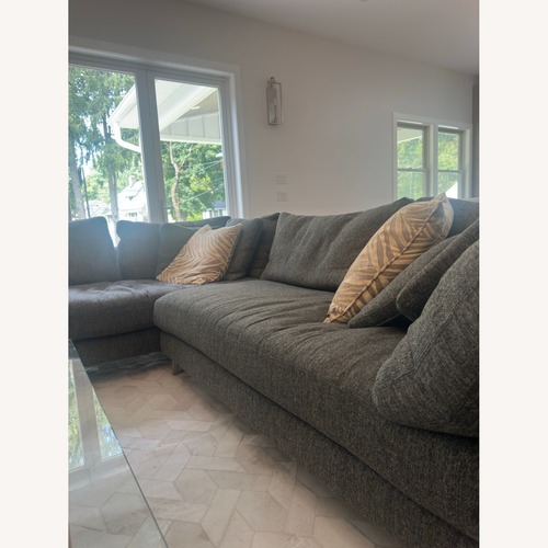 Used Room & Board Hayes Tepic Charcoal Sectional for sale on AptDeco
