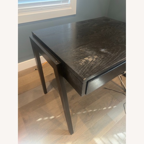 Used West Elm Compact Espresso 2-Drawer Desk for sale on AptDeco