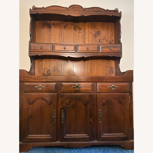 Used Dark Brown Wood Sideboard for sale on AptDeco