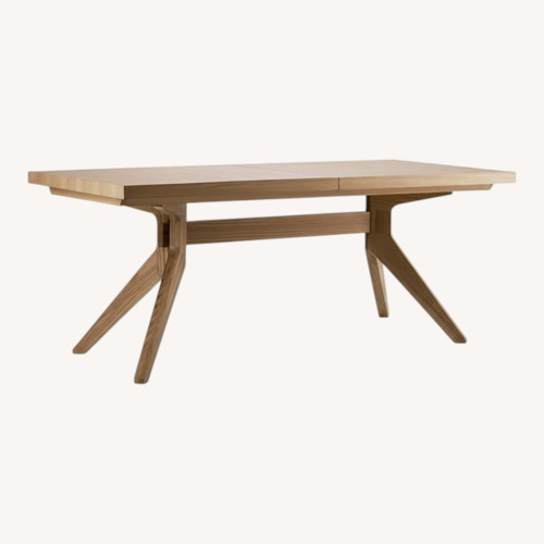 Used Design Within Reach Cross Natural Wood Dining Table for sale on AptDeco