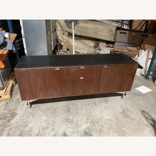 Used Four Hands Dark Brown Wood Sideboard for sale on AptDeco