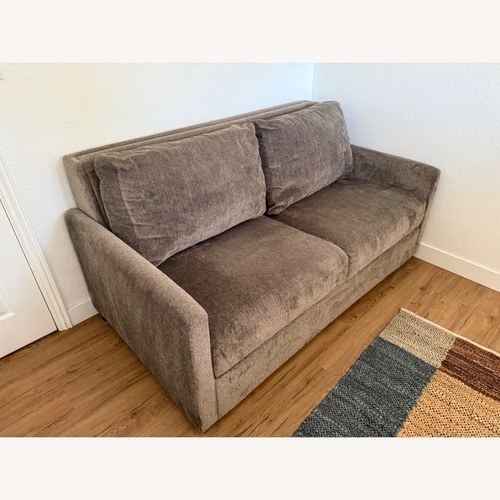 Used Lazar Paragon Dark Gray Fabric Queen Sleeper Sofa for sale on AptDeco