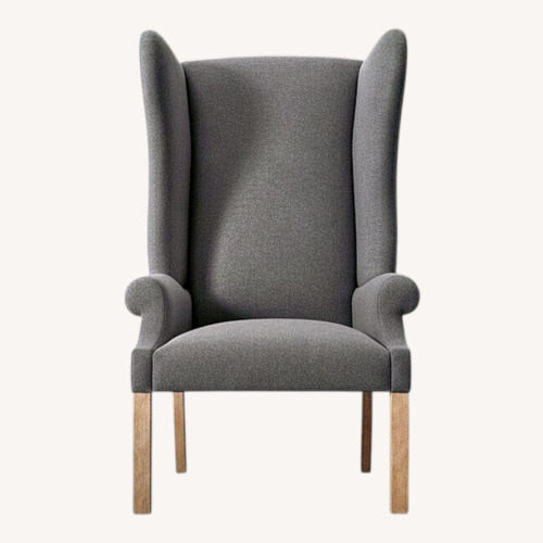Used Restoration Hardware Light Gray Linen Armchair for sale on AptDeco