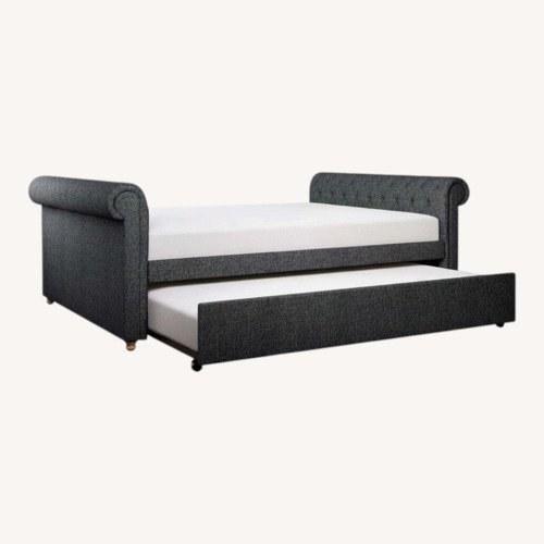 Used Smokey Grey Daybed W Trundle for sale on AptDeco