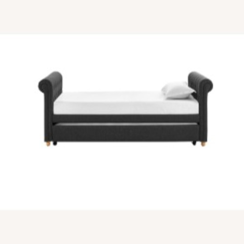 Used Smokey Grey Daybed W Trundle for sale on AptDeco