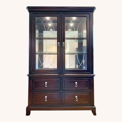 Used Home Bar Display Cabinet  for sale on AptDeco
