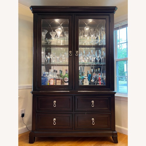 Used Home Bar Display Cabinet  for sale on AptDeco