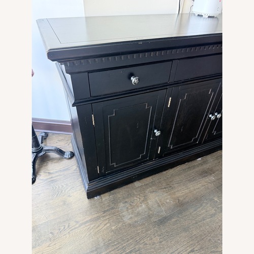 Used Restoration Hardware Black Wood Sideboard for sale on AptDeco