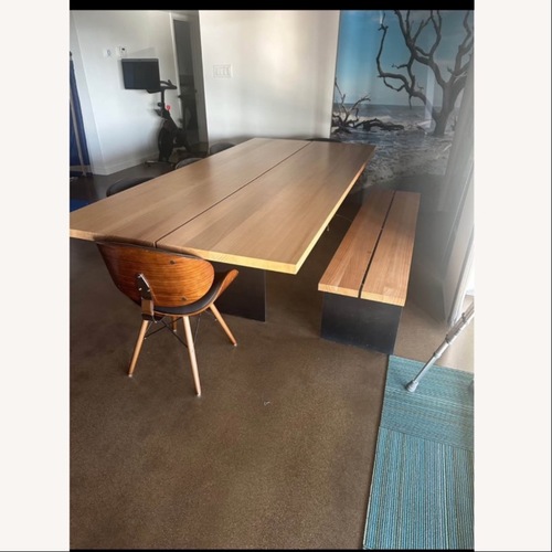 Used Custom Wood Dining Table  for sale on AptDeco