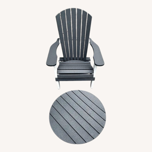 Used 2 Adirondack Chairs with a Table for sale on AptDeco