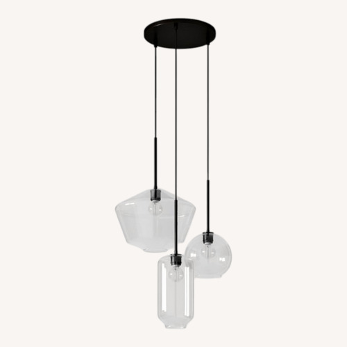 Used West Elm Sculptural 3-Light Multi Chandelier for sale on AptDeco