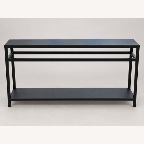 Used Crate & Barrel Echelon 48" Iron Console Table for sale on AptDeco