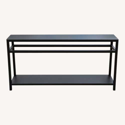 Used Crate & Barrel Echelon 48" Iron Console Table for sale on AptDeco