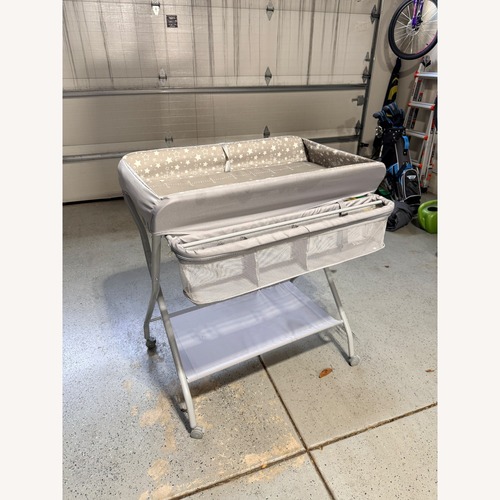 Used Light Gray Changing Table for sale on AptDeco
