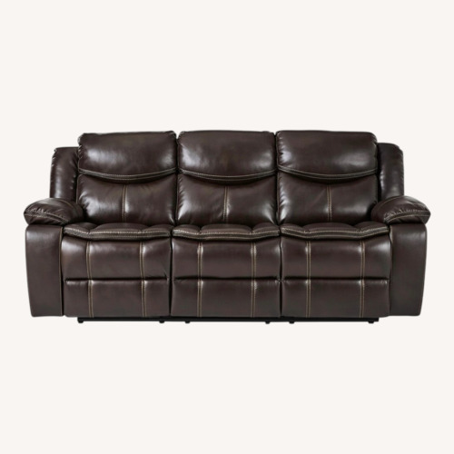 Used Raymour & Flanigan Dark Brown 3+ Seater Sofa for sale on AptDeco