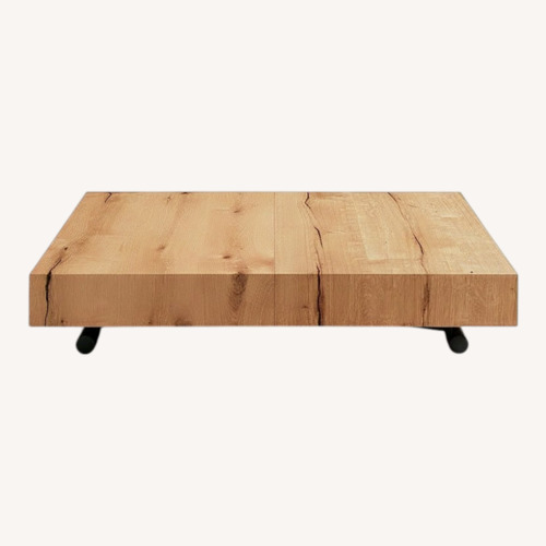 Used Resource Furniture Reclaimed Wood Expandable Coffee to Dining Table for sale on AptDeco