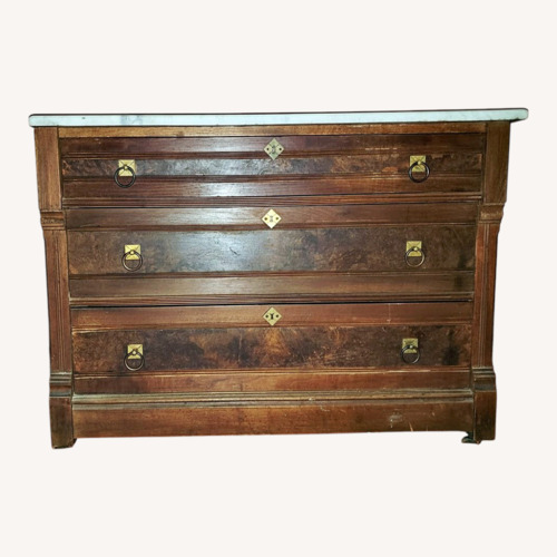 Used Marble Top Dresser  for sale on AptDeco