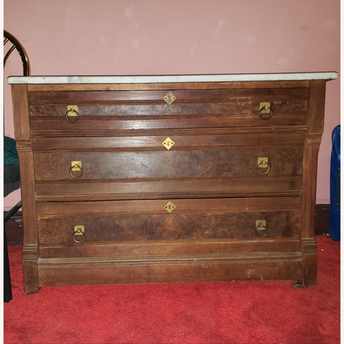 Used Marble Top Dresser  for sale on AptDeco