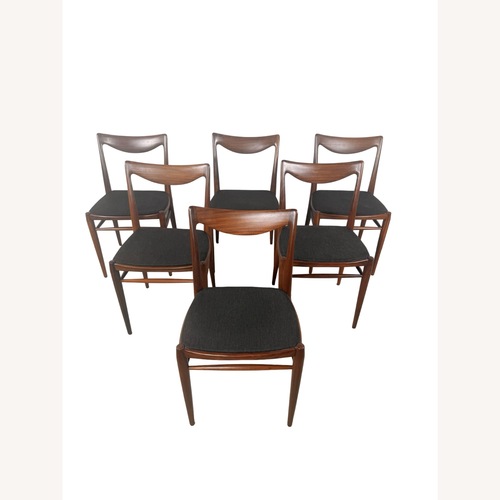 Used MCM Teak Dining Chairs by Rastad & Relling, Six for sale on AptDeco