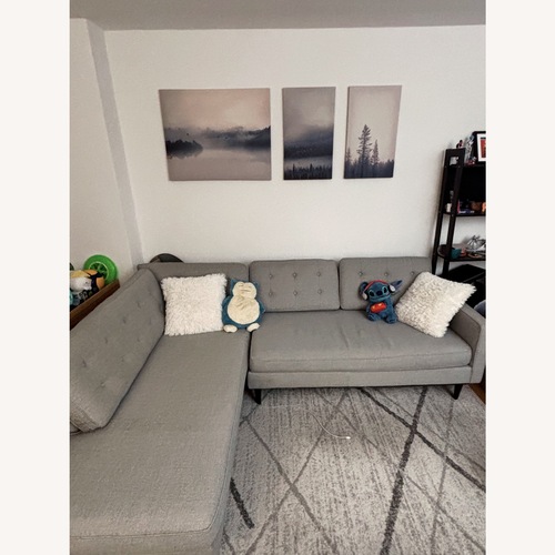 Used West Elm Gray Sectional Sofa for sale on AptDeco