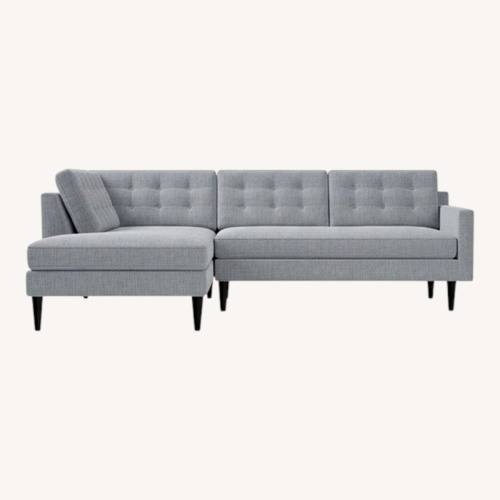 Used West Elm Gray Sectional Sofa for sale on AptDeco