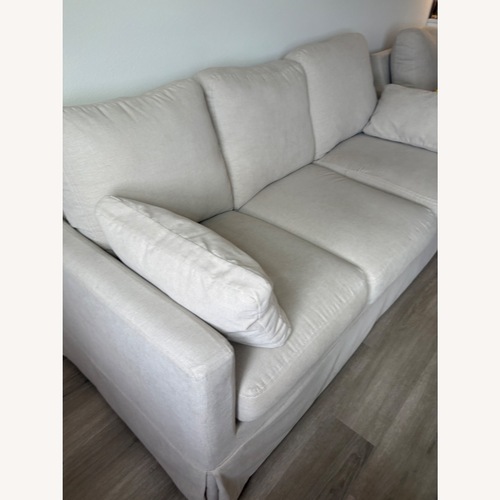 Used Lazyboy Linen 3+ Seater Sofa for sale on AptDeco