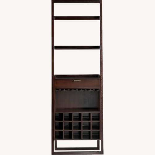 Used Crate & Barrel Sloane Leaning Wine Bar for sale on AptDeco