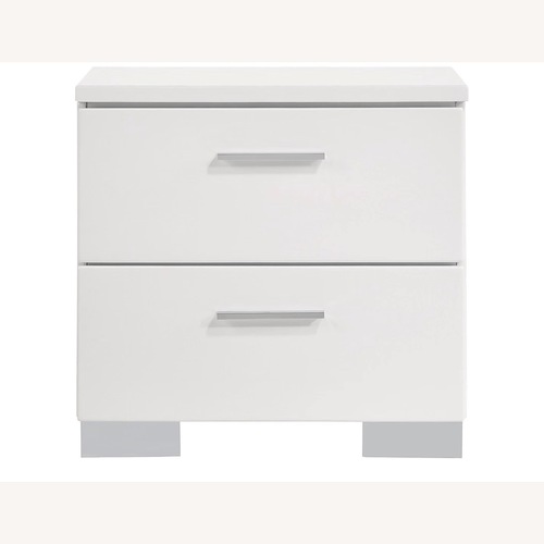 Used White Nightstand for sale on AptDeco