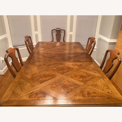 Used Baker Queen Anne Dining Set in Walnut for sale on AptDeco