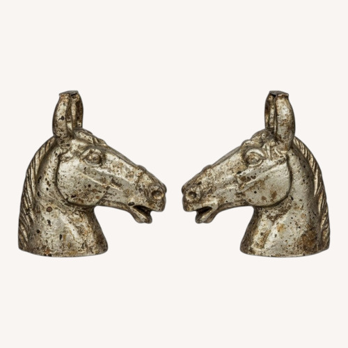 Used Vintage Cast Iron Horse Heads for sale on AptDeco