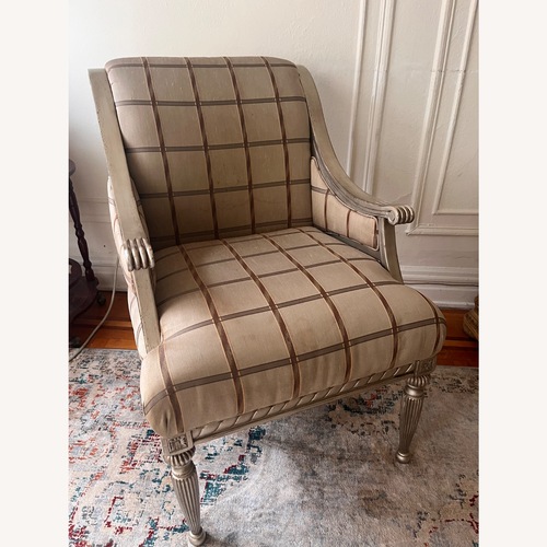 Used Pair of Jofran McKenna Taupe Accent Chairs for sale on AptDeco