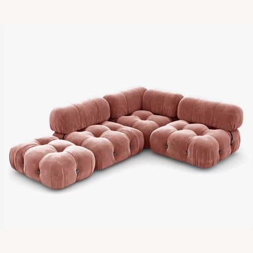 Used Mario Bellini Pink Fabric Modular Sectional for sale on AptDeco