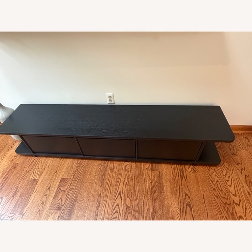 Used Article Black Wood Media Storage for sale on AptDeco