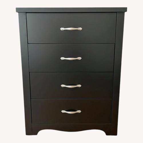 Used Black 4-Shelf Dresser for sale on AptDeco