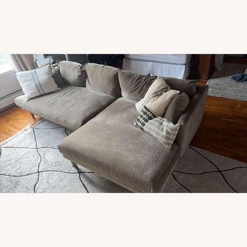 Used Joybird Fabric 2 Piece Sectional for sale on AptDeco